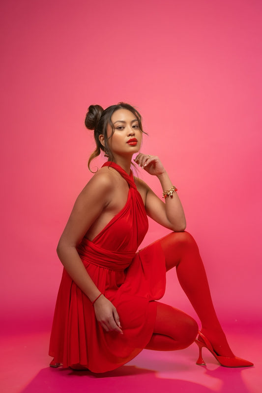 ❤️ Passion Red Infinity Dress