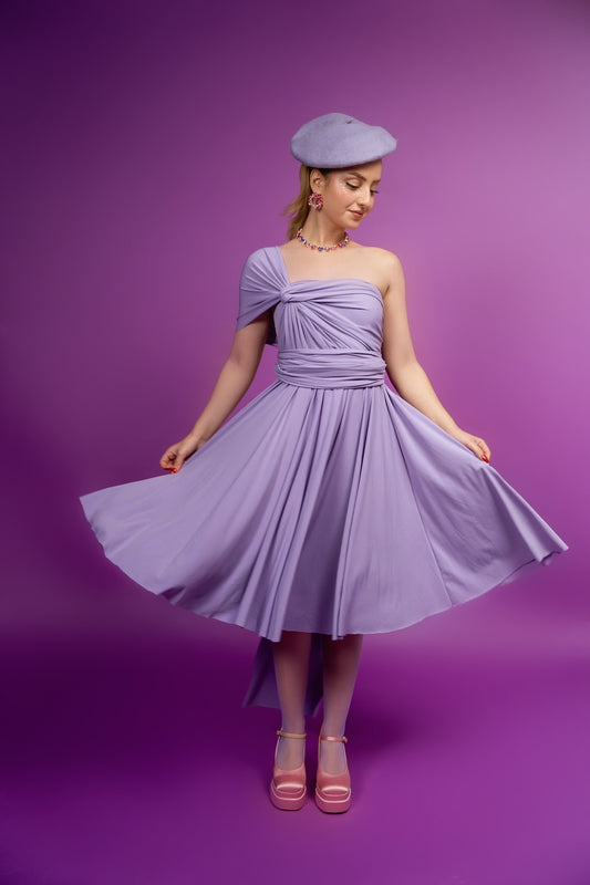 💜 Lavender Infinity Dress