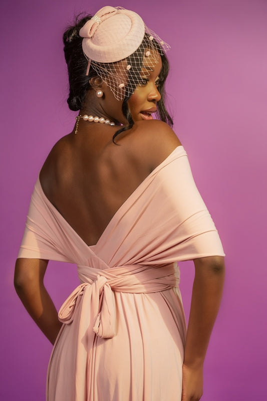 🎀 Blush Pink Infinity Dress