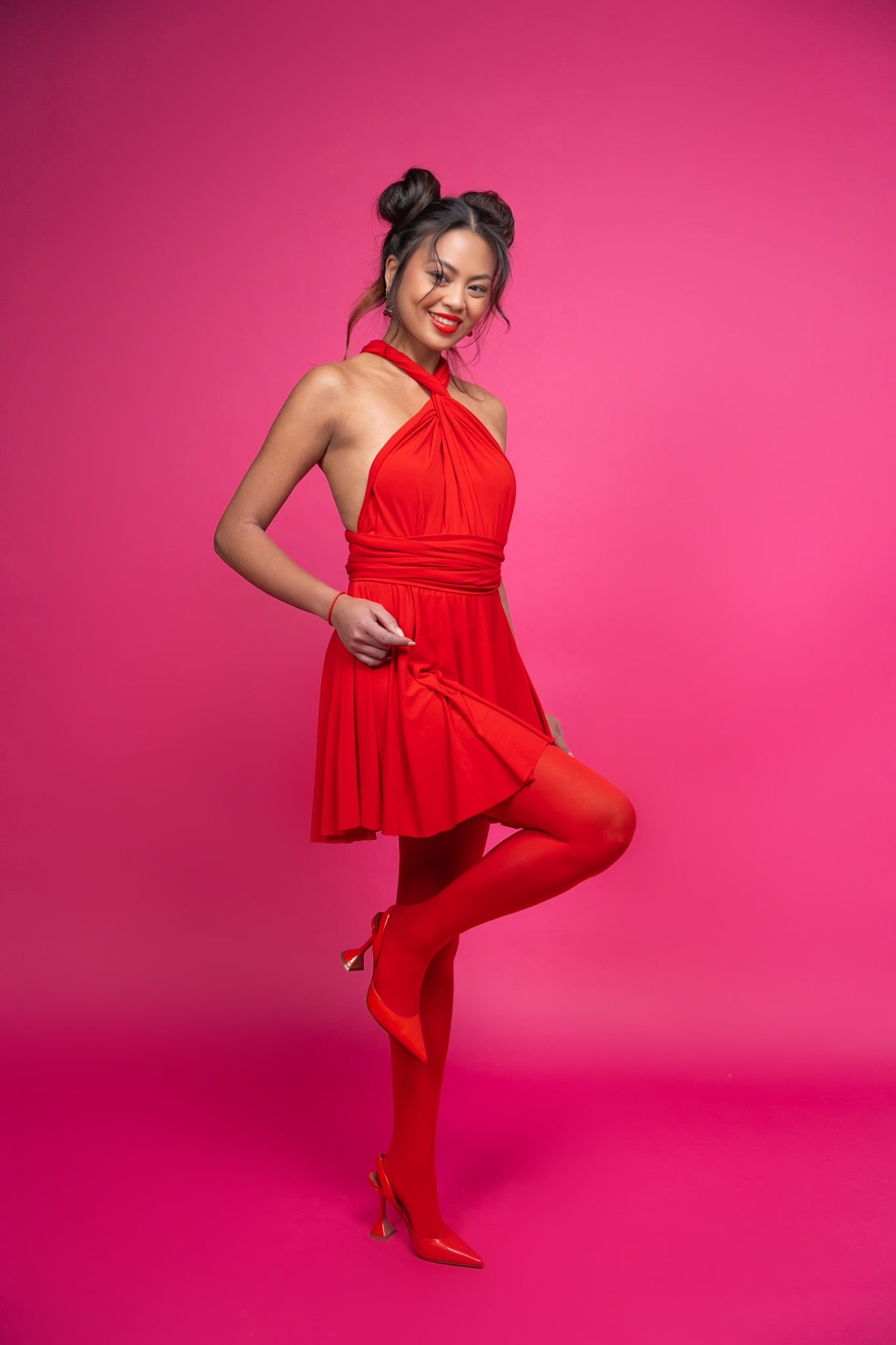 ❤️ Passion Red Infinity Dress