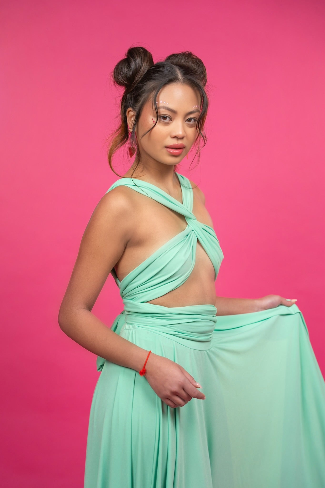 🐠 Teal Infinity Dress