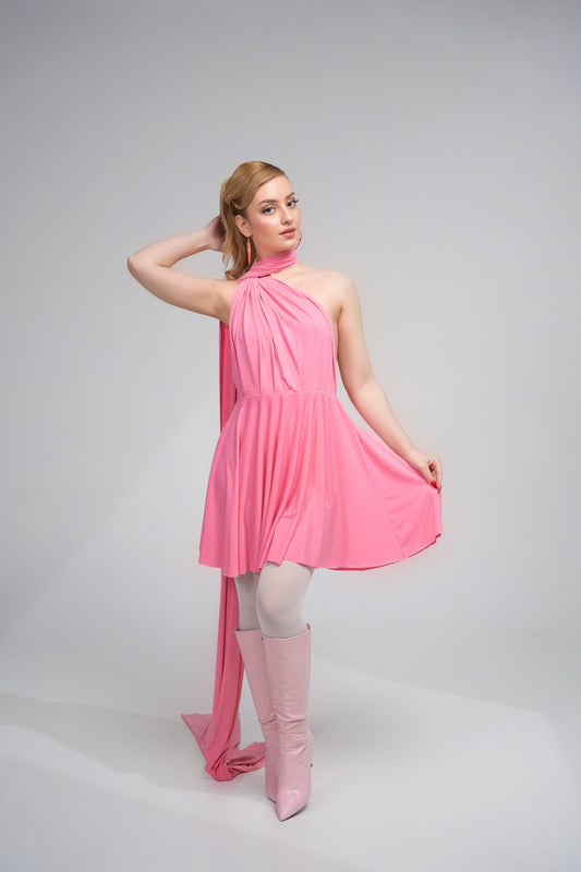🩷 Barbie Pink Infinity Dress