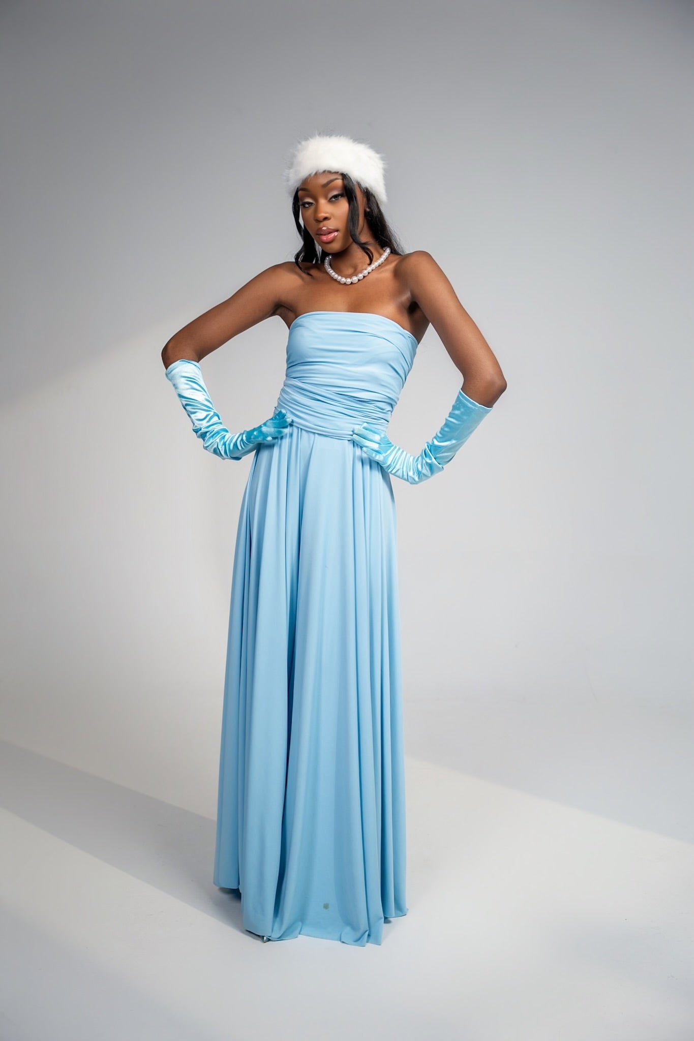 ❄️ Baby Blue Infinity Dress