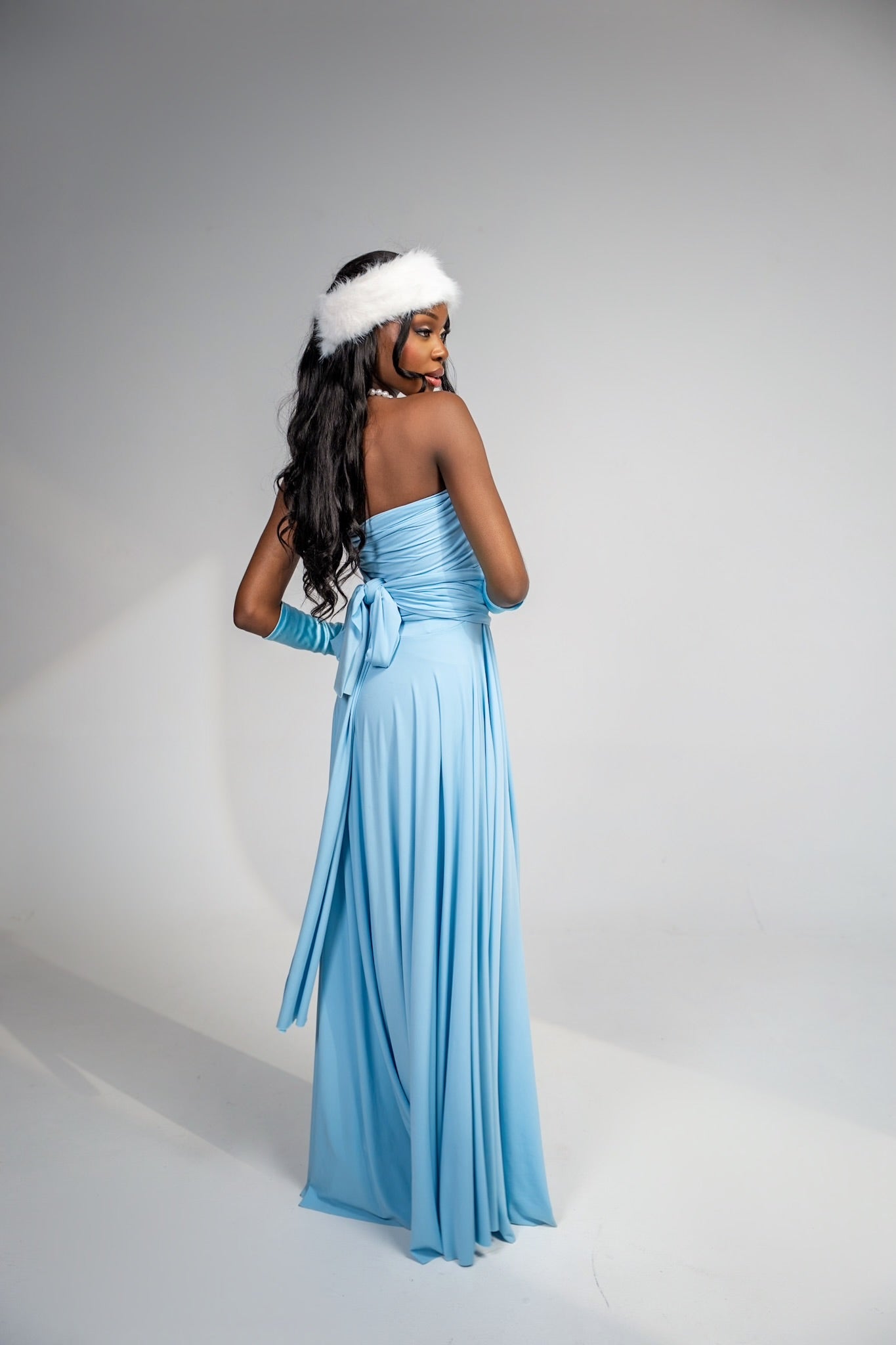 ❄️ Baby Blue Infinity Dress