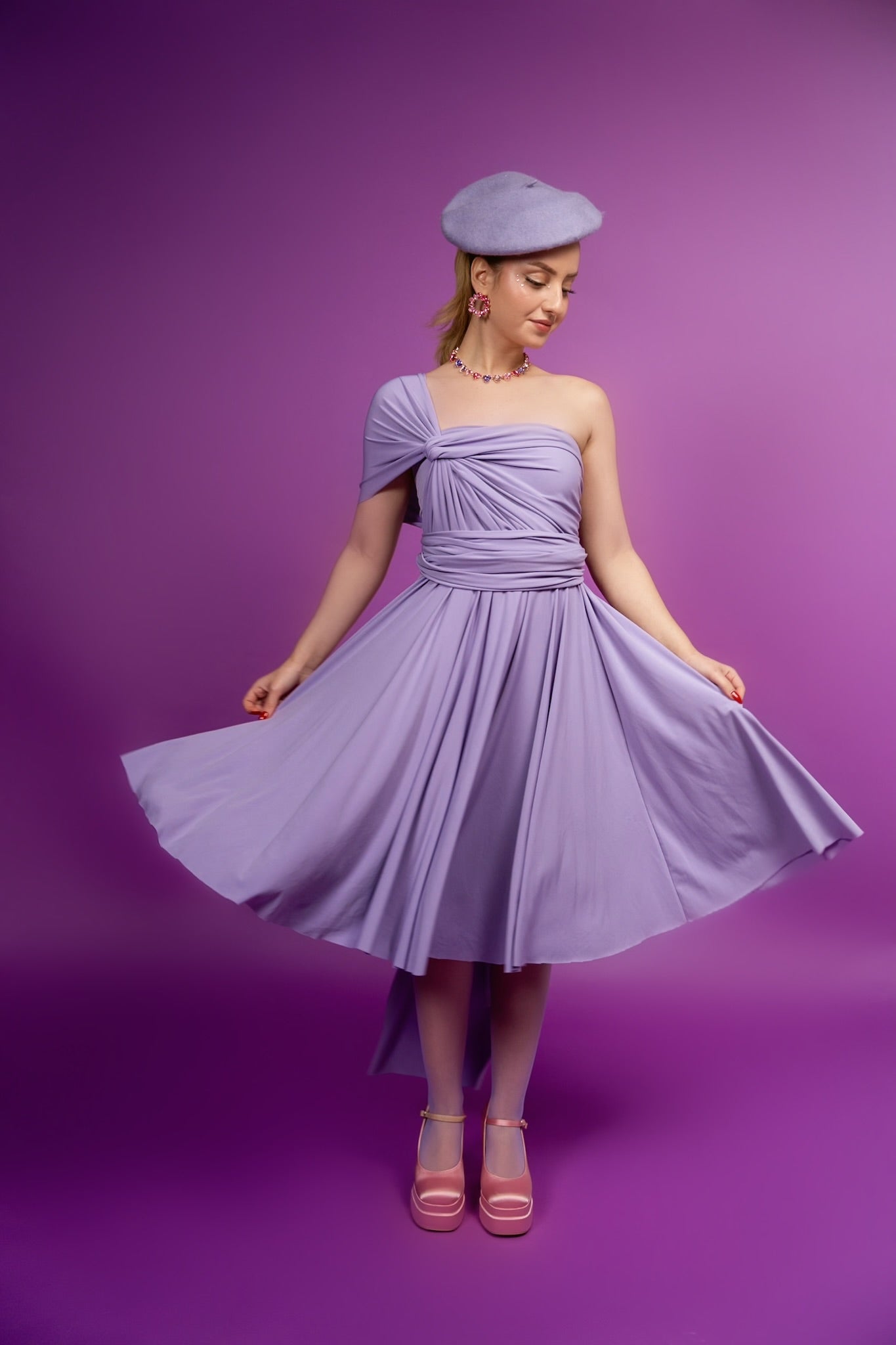 💜 Lavender Infinity Dress