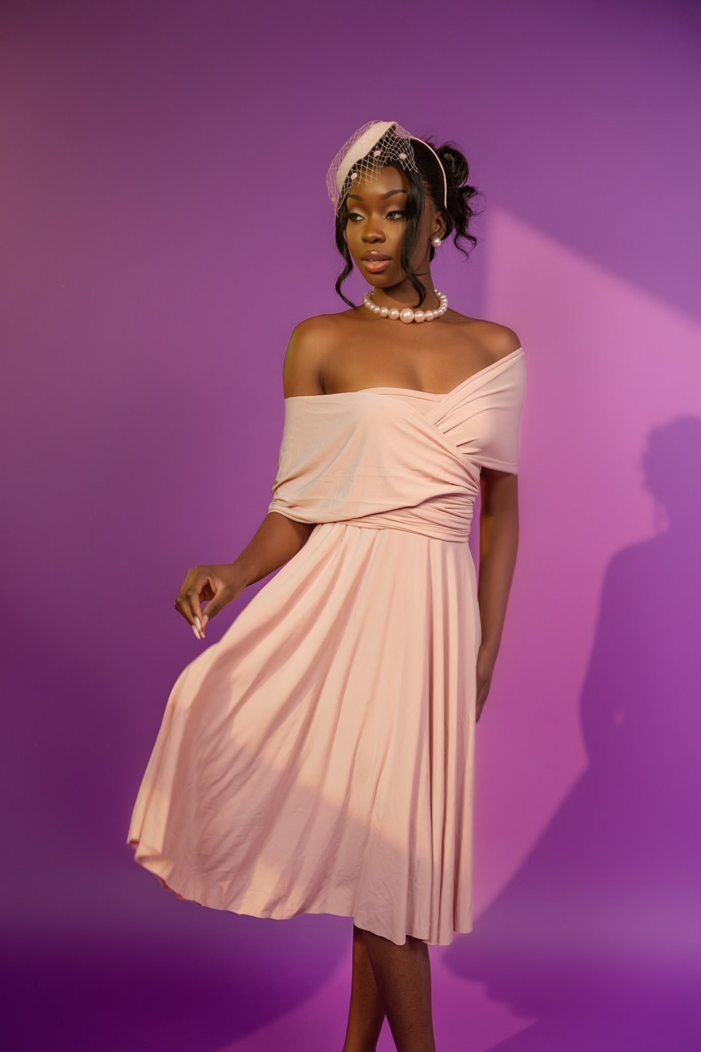 🎀 Blush Pink Infinity Dress