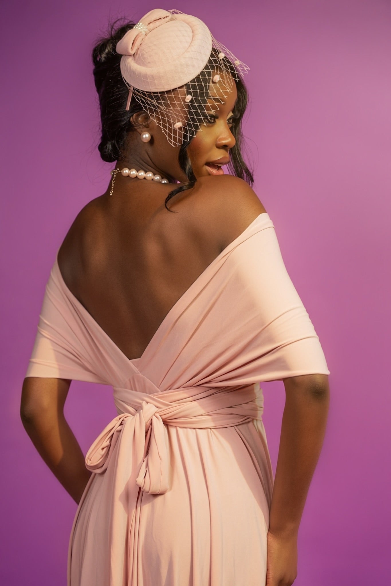 🎀 Blush Pink Infinity Dress