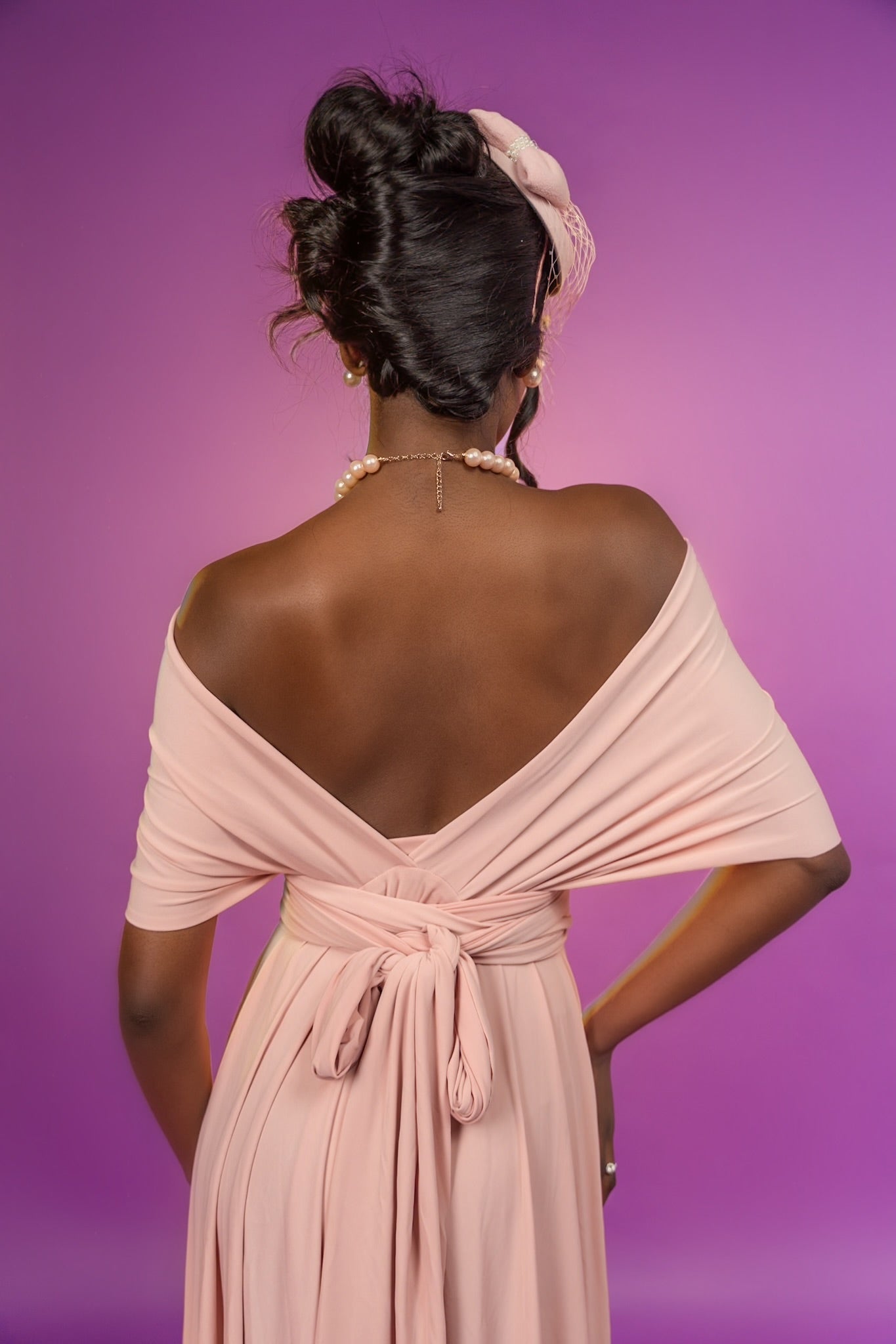 🎀 Blush Pink Infinity Dress